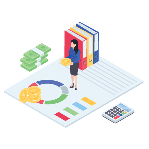 AI OCR scanning process illustration